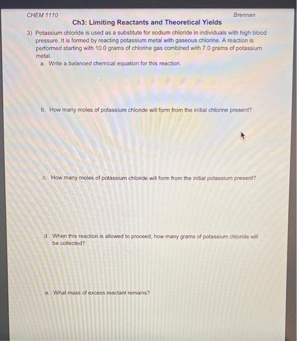 Solved 2) Consider the reaction: KOH(s) + SO2 - KHSO3(s) | Chegg.com