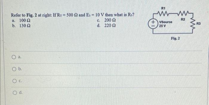 Solved R1 Rms R2 Refer To Fig. 2 At Right: If R1 - 500 N And | Chegg.com