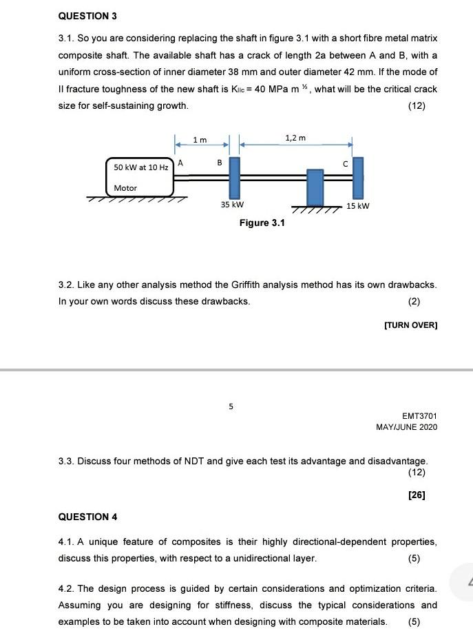Solved QUESTION 3 3.1. So you are considering replacing the | Chegg.com