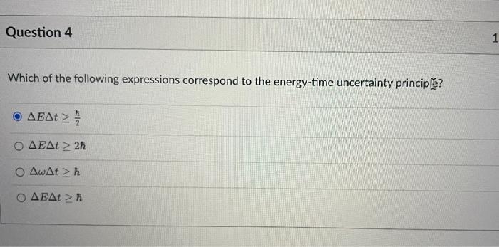 Solved Question 4 1 Which of the following expressions | Chegg.com
