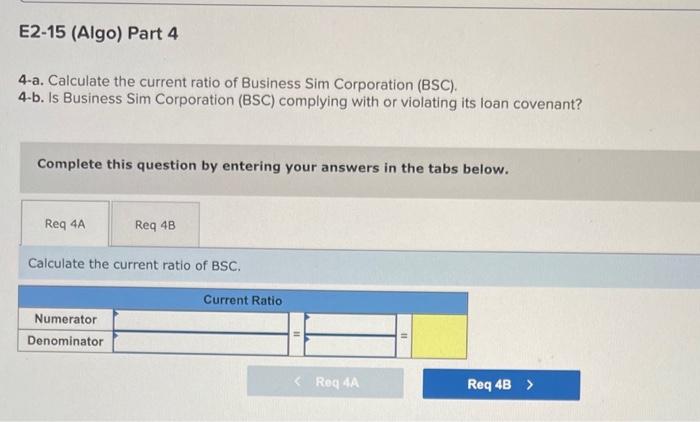 Solved Required information E2-15 (Algo) Analyzing and | Chegg.com
