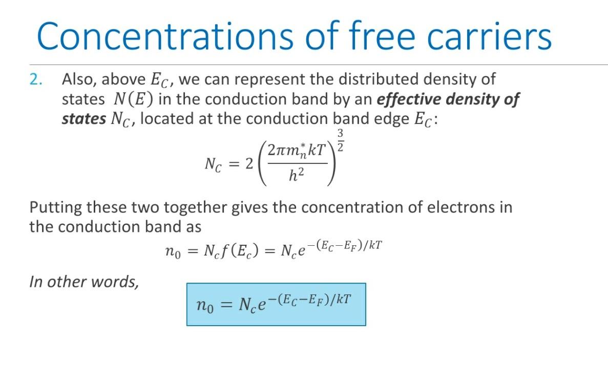 Solved a. What kind of carriers are present in the | Chegg.com