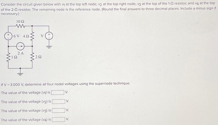 Solved Consider The Circuit Given Below With N At The Top | Chegg.com