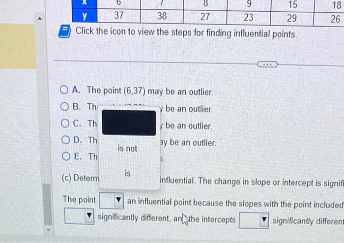 Solved Use the data in the table below to complete parts (a) | Chegg.com