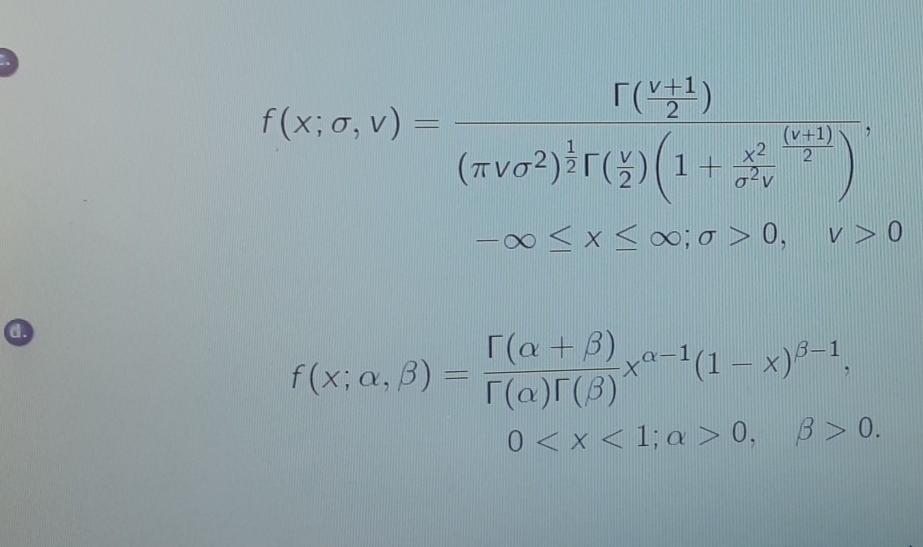 Solved determine whether the following density functions | Chegg.com