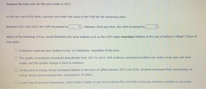 Solved could you please put the answers for the table shown | Chegg.com