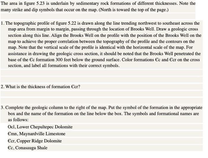 Solved Interpretation of Geologic Maps Coleman Gap Geologic | Chegg.com