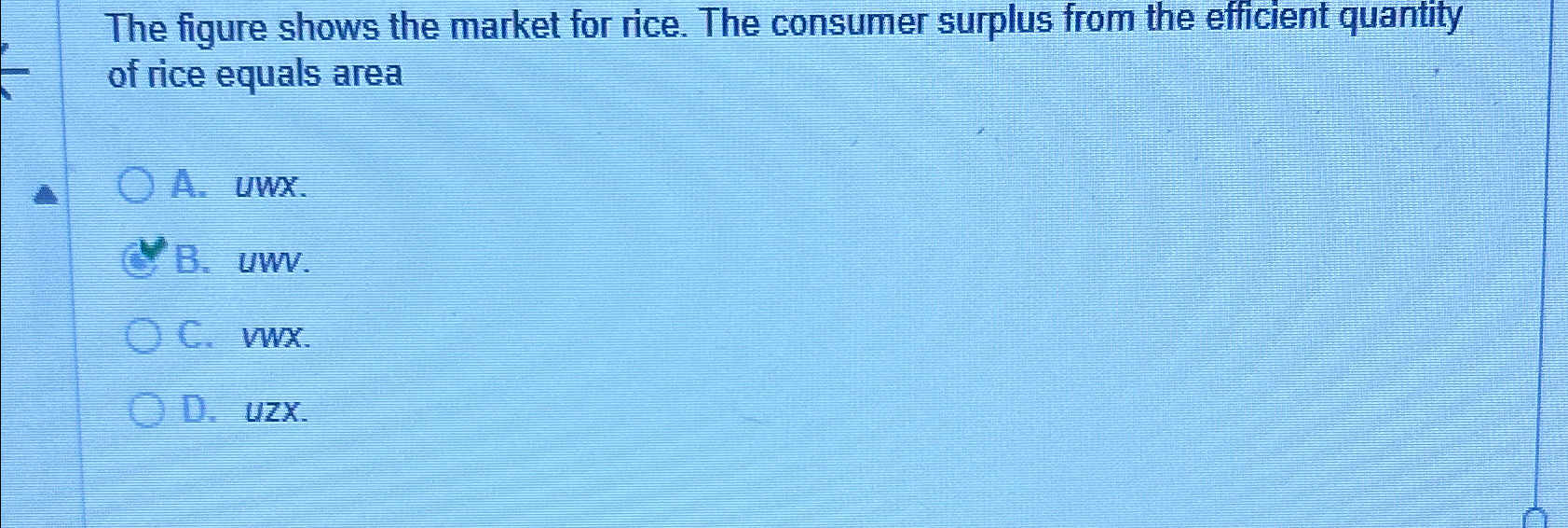 Solved The figure shows the market for rice. The consumer | Chegg.com