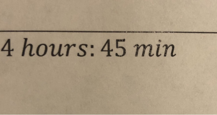 express the ratio in simplest form 45 min to 4 hours