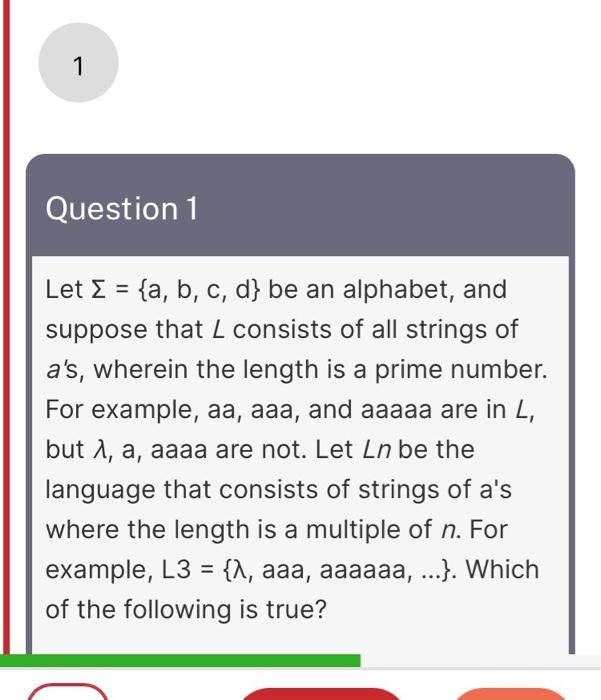 Let Σ={a,b,c,d} be an alphabet, and suppose that L | Chegg.com