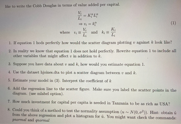 From Theory To Empirics A Central Question In Deve Chegg Com