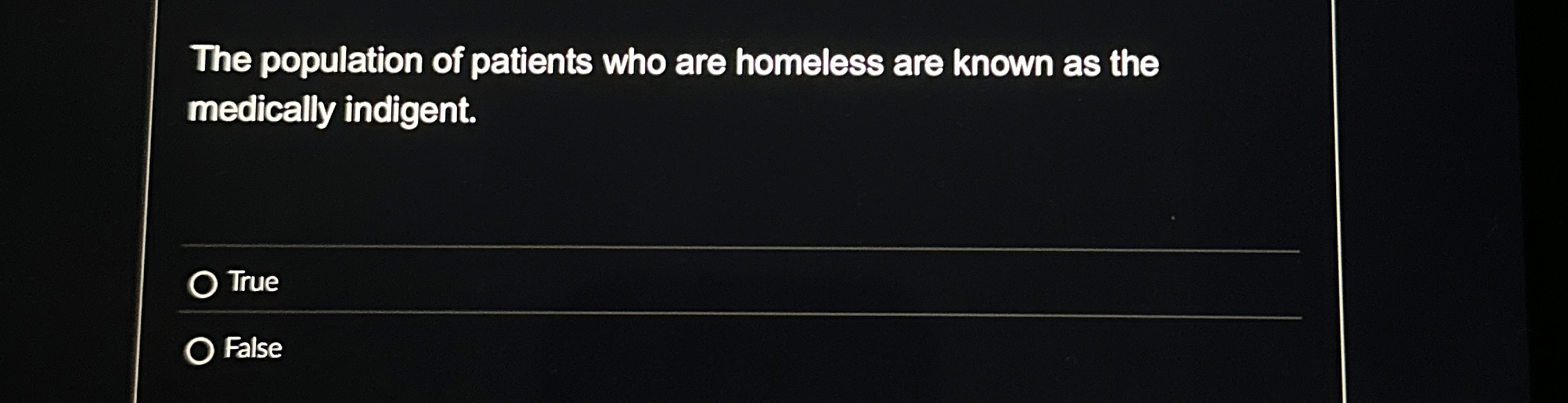 Solved The population of patients who are homeless are known | Chegg.com
