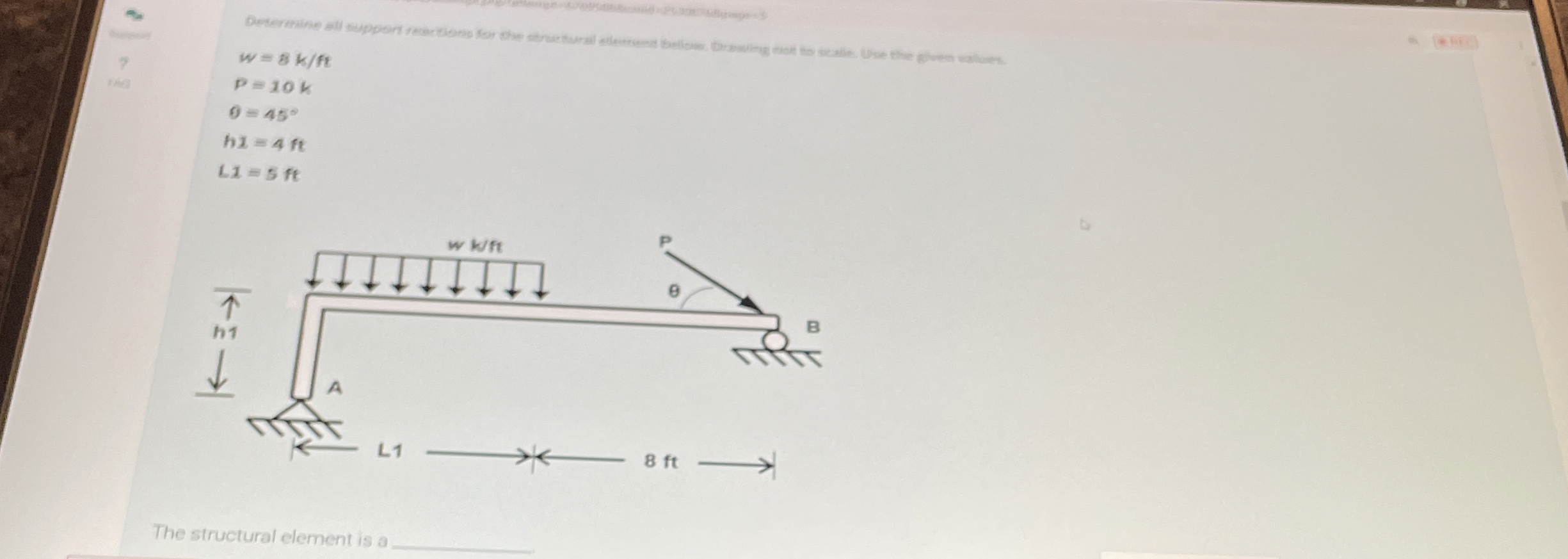 Solved determine all support reactions for the structural | Chegg.com
