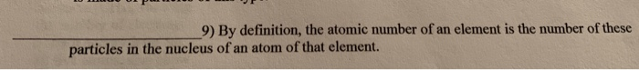 what is atomic number class 9 definition