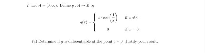Solved real analysis 2 please show all work/ explanation and | Chegg.com