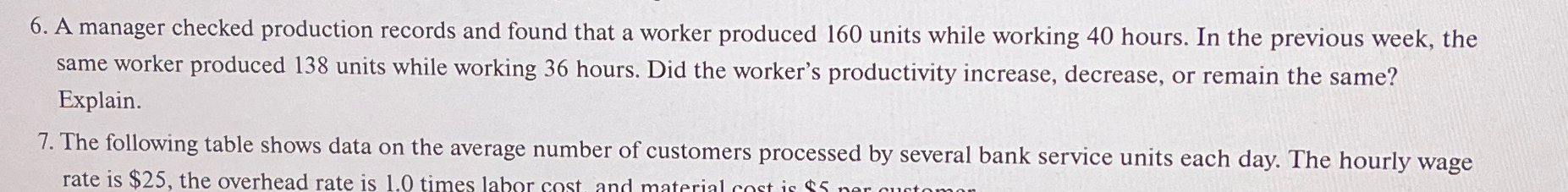 Solved A Manager Checked Production Records And Found That A | Chegg.com