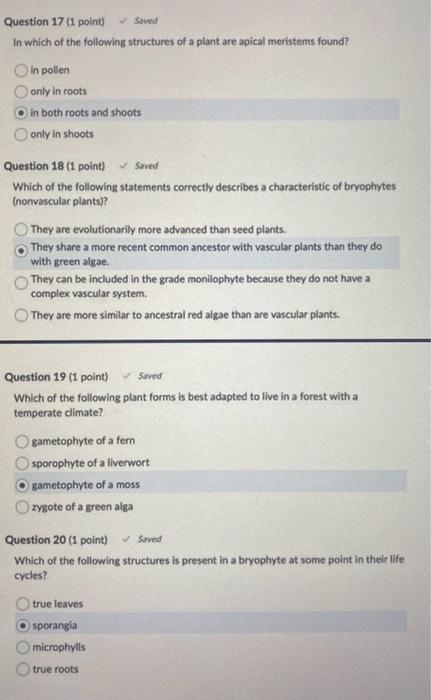 Solved Which of the following arranges the structures from | Chegg.com