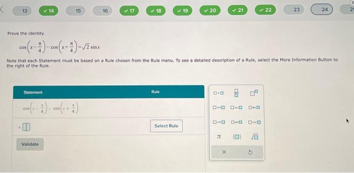 Solved In this we have to name out the identites and solve | Chegg.com