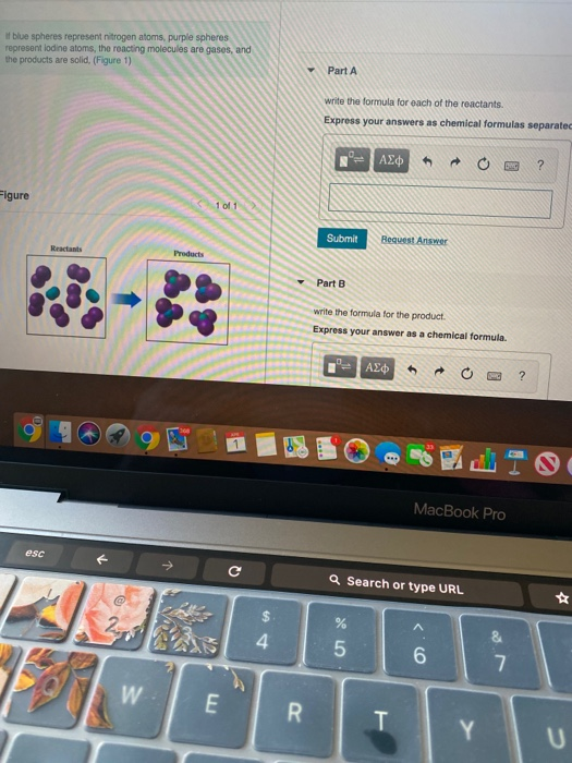 Solved of blue spheres represent nitrogen atoms, purple | Chegg.com