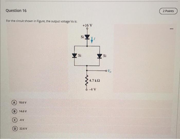 Solved For the amplifier circuit shown in Figure, the | Chegg.com