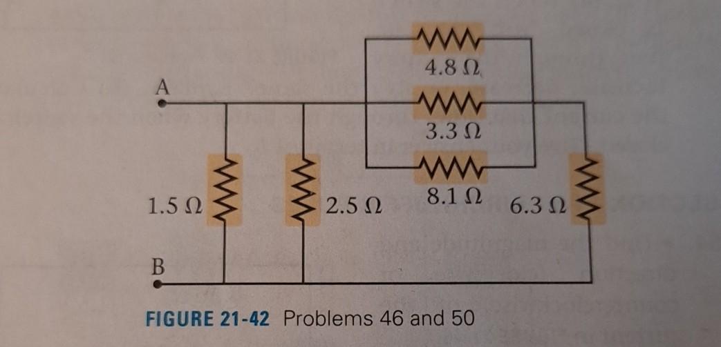 Solved 50. Predict/Calculate The Terminals A And B In Figure | Chegg.com