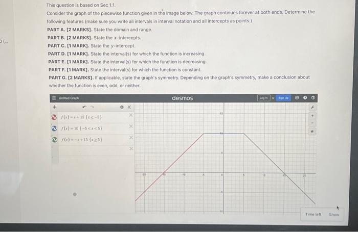 This question is based on Sec 1.1. Consider the graph | Chegg.com