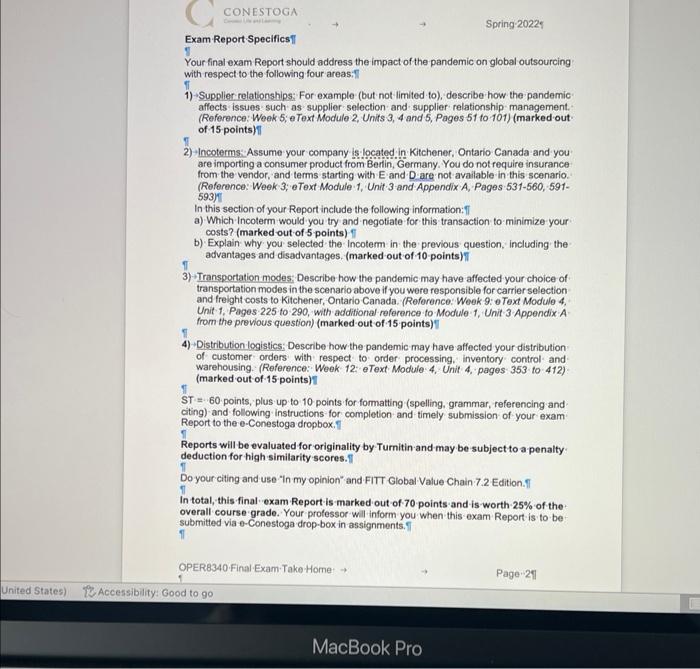 CONESTOGA Spring2022ई