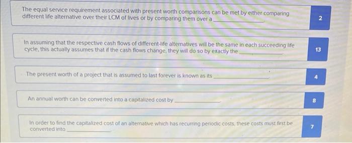 Solved Select the correct answer from the terms provided to | Chegg.com