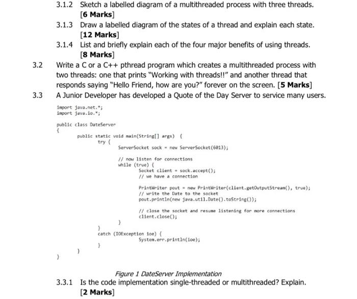 Solved 3.2 3.3 3.1.2 Sketch a labelled diagram of a | Chegg.com