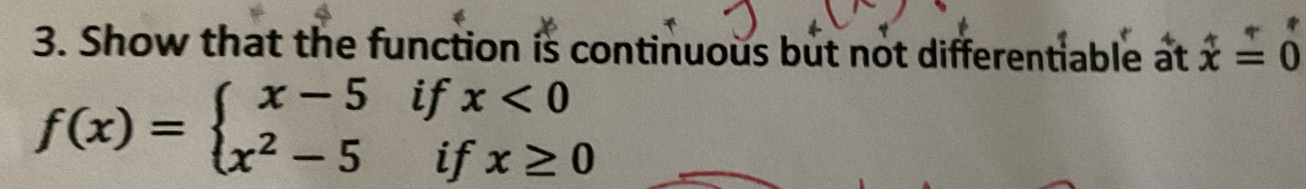 Solved Show that the function is continuous but not | Chegg.com