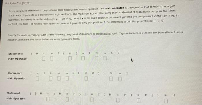 6.1 aplia assignment quizlet