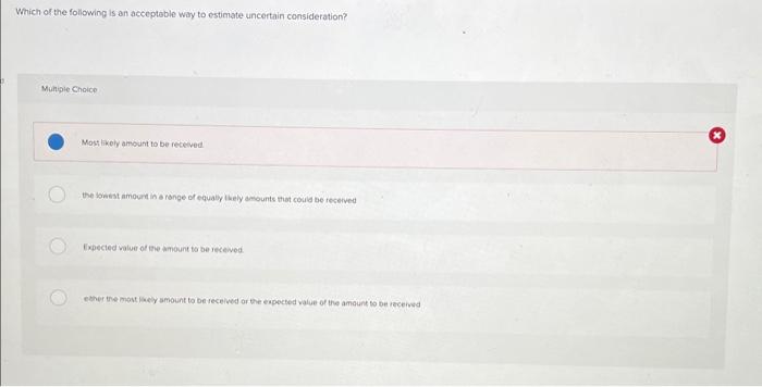Solved Which of the following is an acceptable way to | Chegg.com