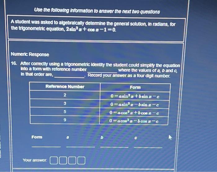 Solved Use the following information to answer the next two | Chegg.com