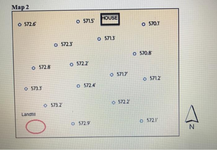 Solved Mapping Groundwater Flow The two maps below have | Chegg.com