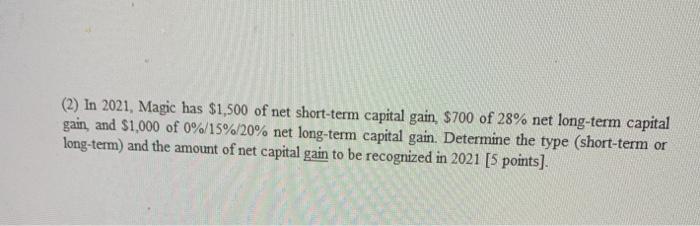 Problem 1 [25 points) In 2020, Magic Johnson (single) | Chegg.com