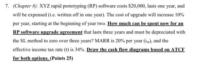 Solved 7. (Chapter 8): XYZ rapid prototyping (RP) software | Chegg.com