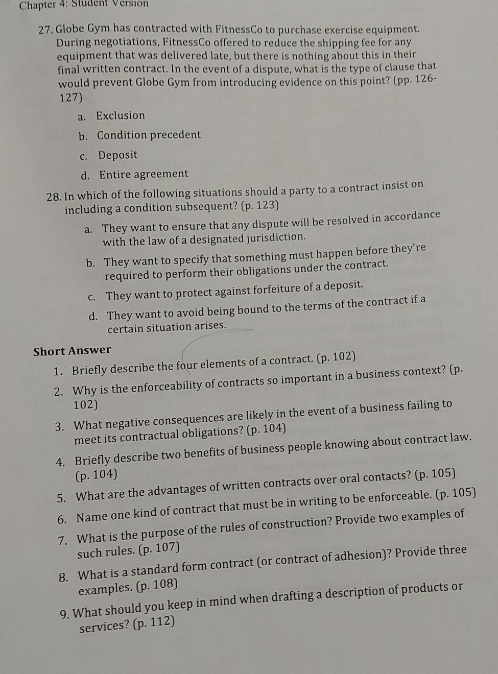 Solved Chapter 4: Student Version Chapter 4: Understanding | Chegg.com