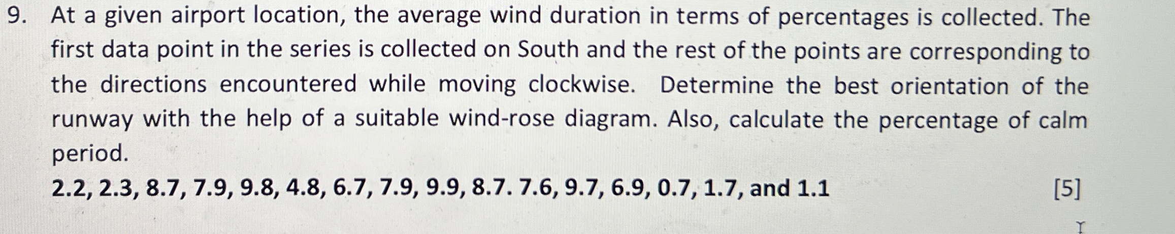 Solved At a given airport location, the average wind | Chegg.com