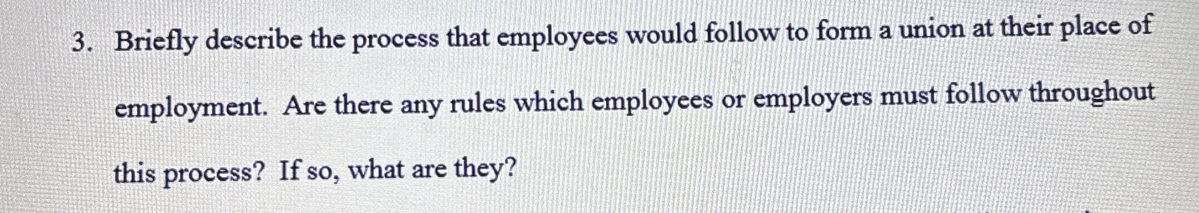Solved Briefly describe the process that employees would | Chegg.com