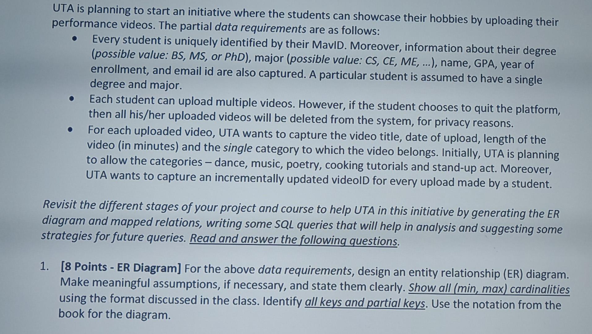 does uta require an essay for admission