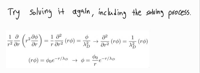 Solved Try solving it again, including the solving process. | Chegg.com