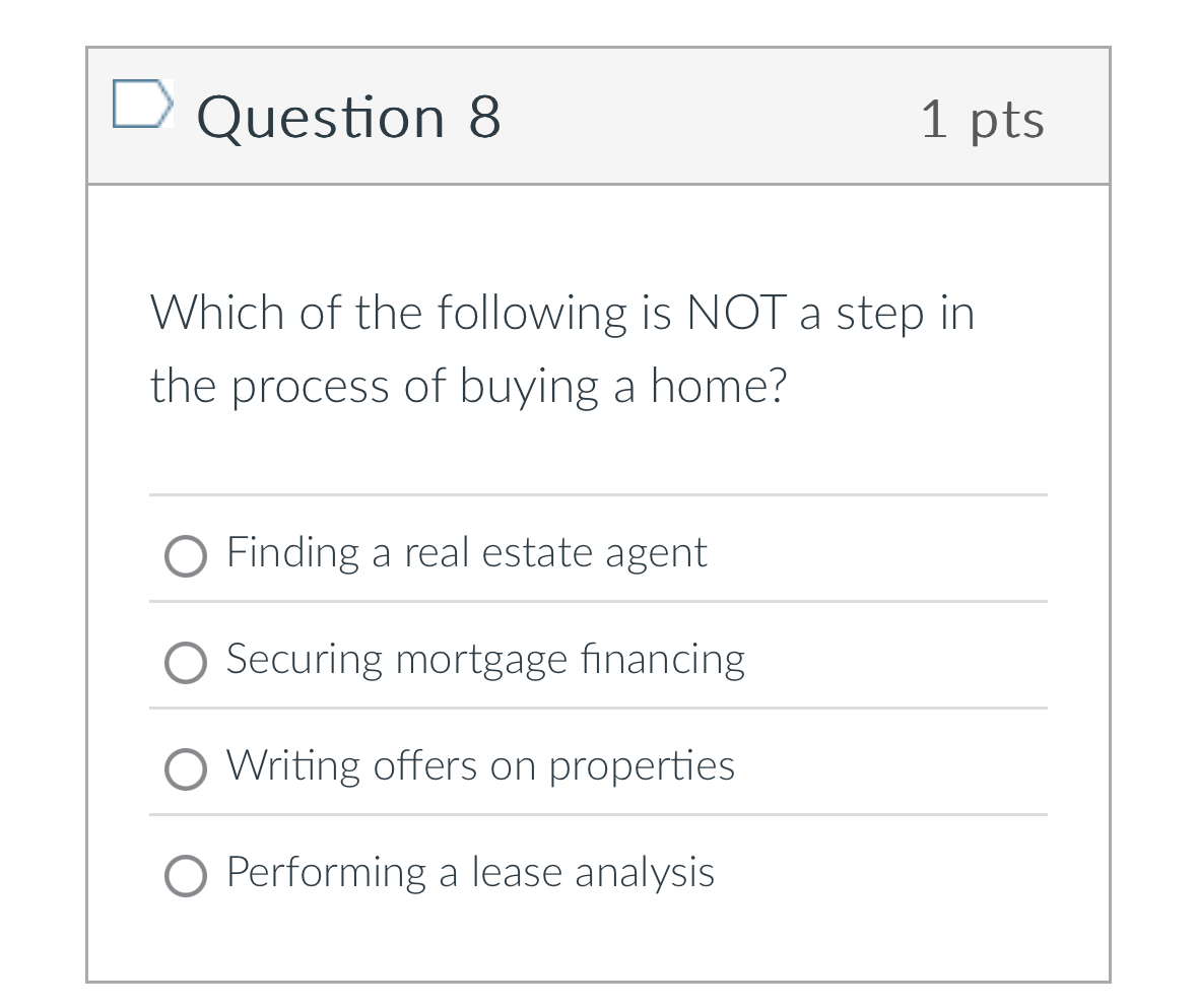 Solved Question 81 ﻿ptsWhich of the following is NOT a step | Chegg.com