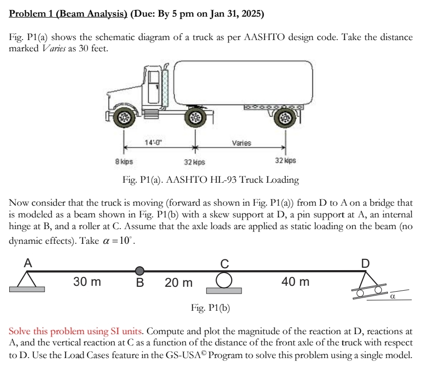 Example Beam Analysis Problem Solved Problem 1 (Beam Analysis) (Due: By 5 pm on Jan | Chegg.com