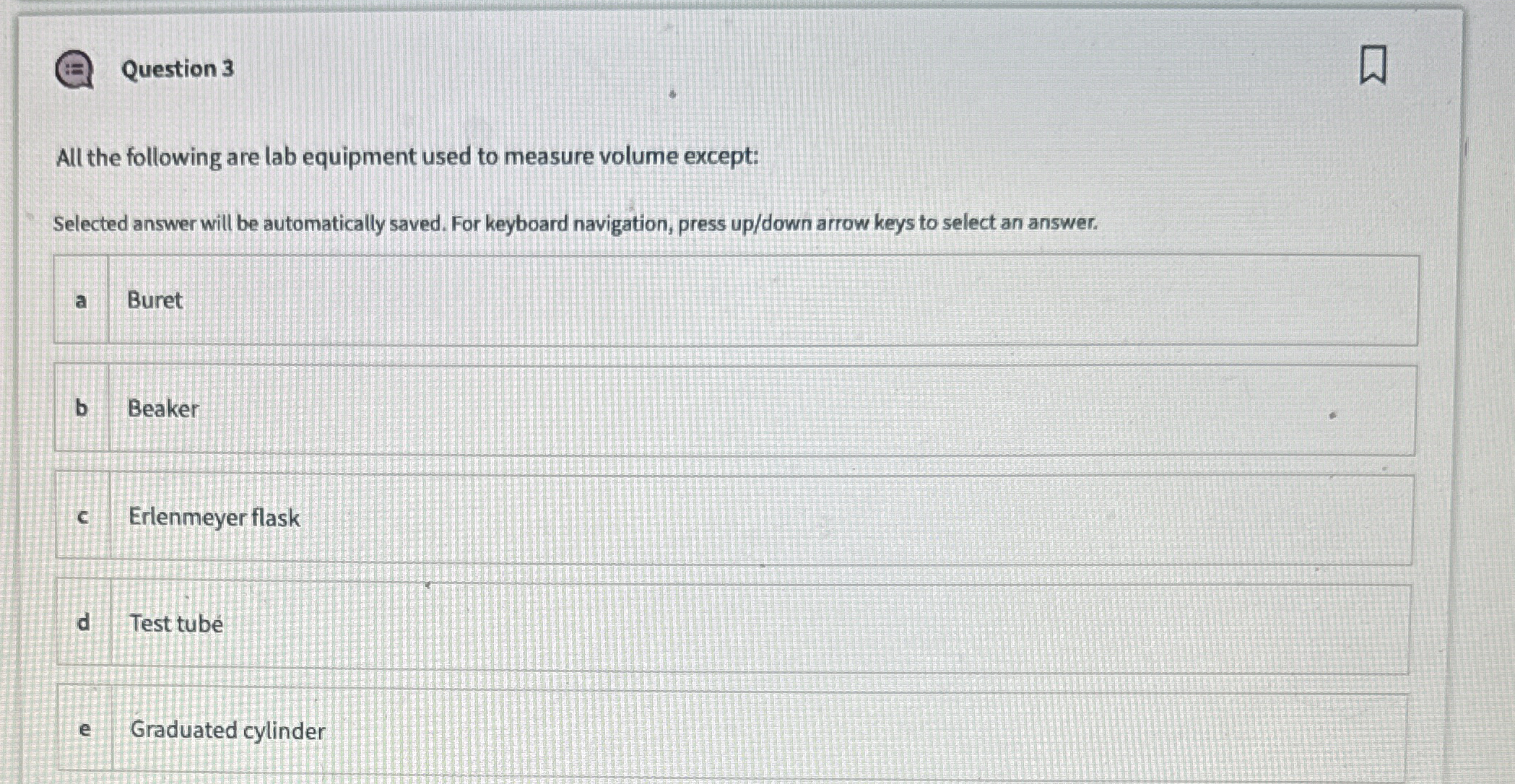 Solved Question 3All the following are lab equipment used to | Chegg.com