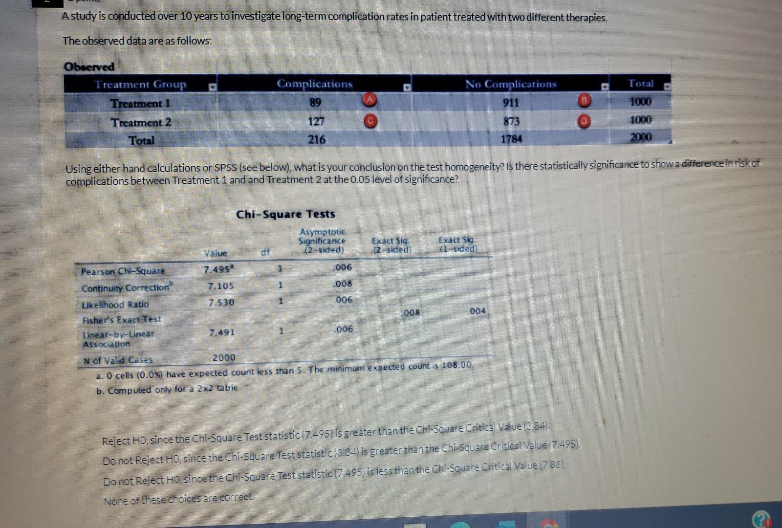 Solved 1 3 points A study is conducted over 10 years to | Chegg.com