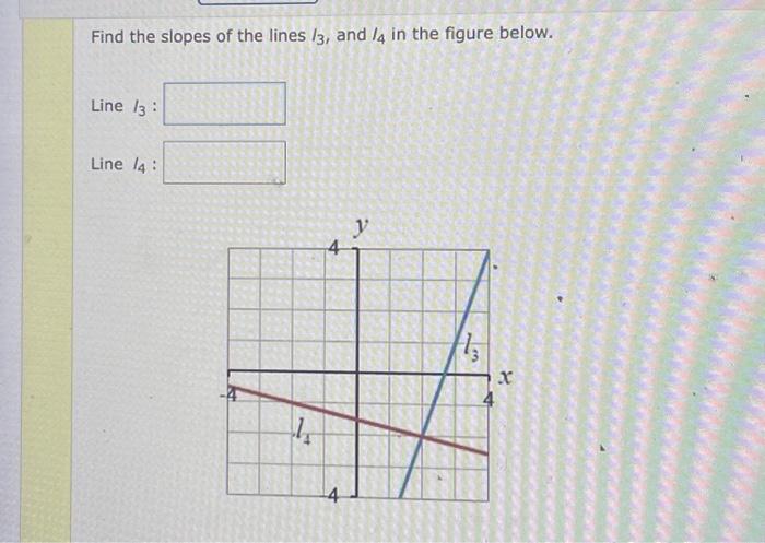 unit 3 homework 4 slopes of lines