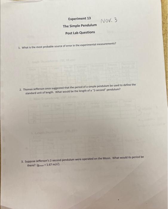 torsional pendulum experiment viva questions with answers