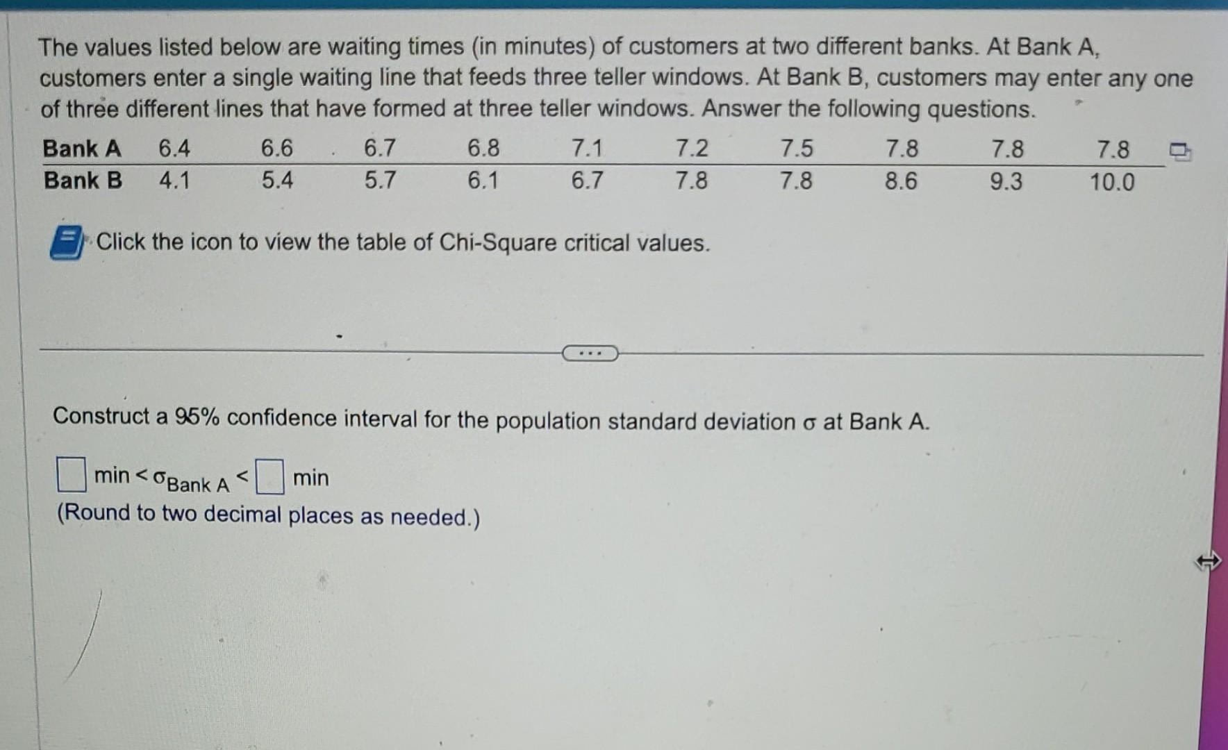 Solved construct a 95% confidence interval for the | Chegg.com