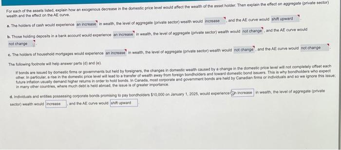 Solved part D :blank 1 options : -an increase - a reduction | Chegg.com