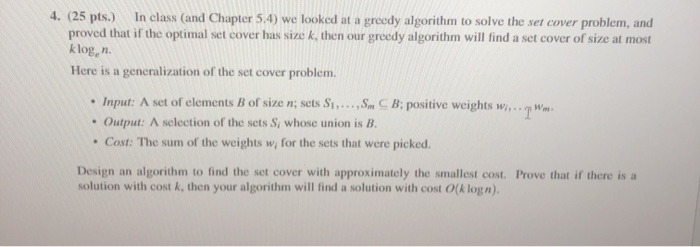Solved 4. (25 pts.) In class (and Chapter 5.4) we looked at | Chegg.com